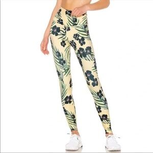 Beyond Yoga Womens Small/XS Tropical Floral High-Waisted Leggings